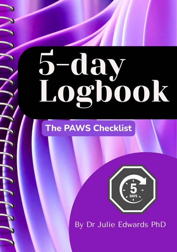 5-day logbook book Purple