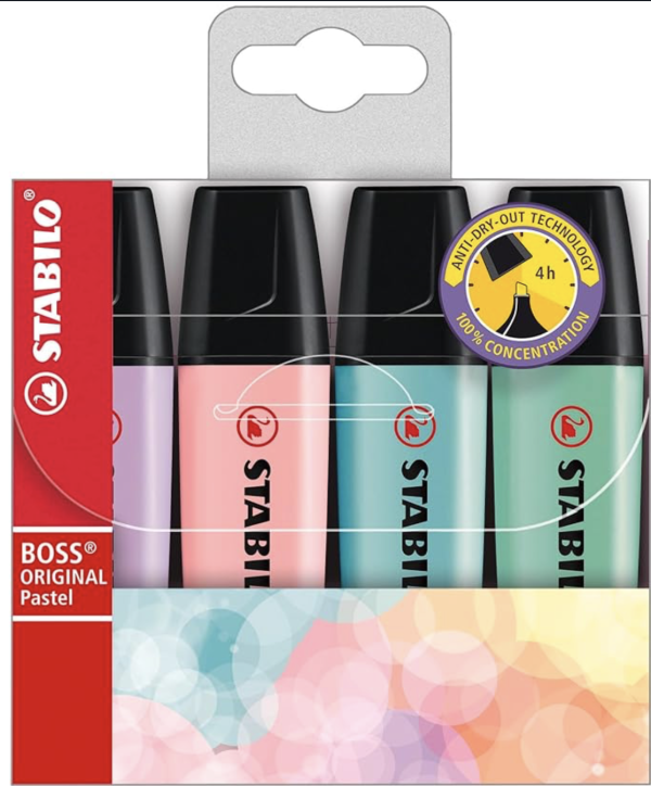 Pastel highlighters